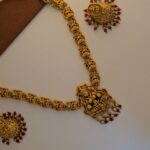 Lakshmi Pendant Haram & Earrings Set