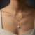 Elegant pearl pendant necklace