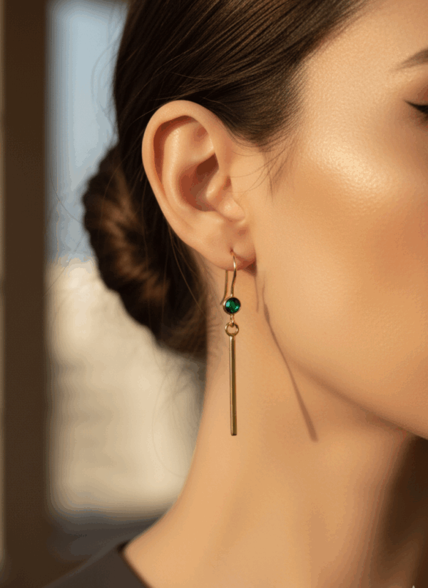 Minimal Luxe Drop Earings